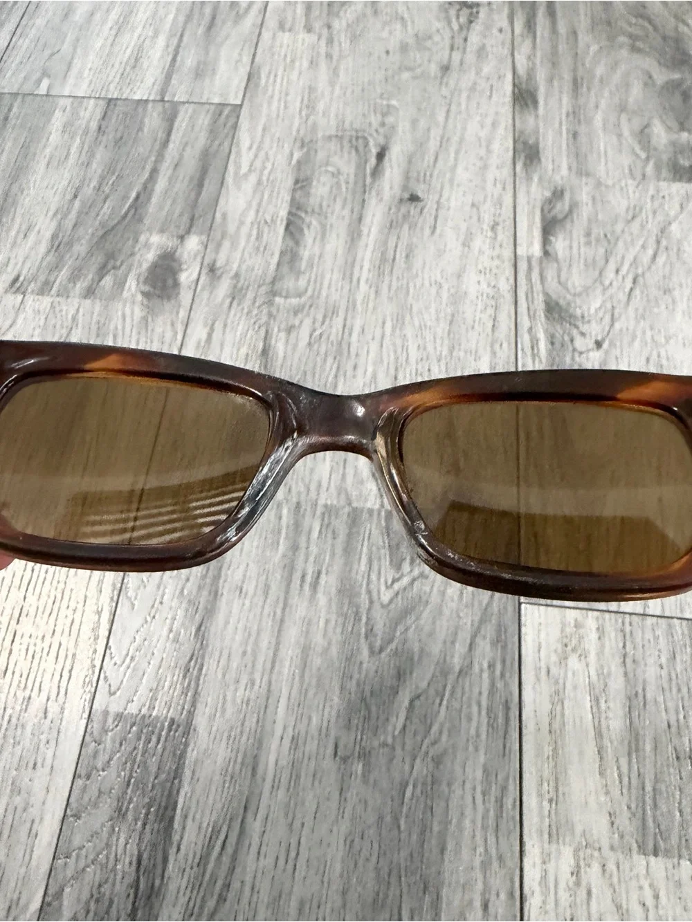 Tart Optical OTE Tortoiseshell Square Frame Sunglasses 1950 Vintage USA